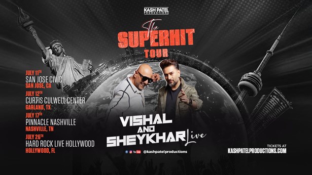 Vishal and Sheykhar The Superhit Tour in Miami
