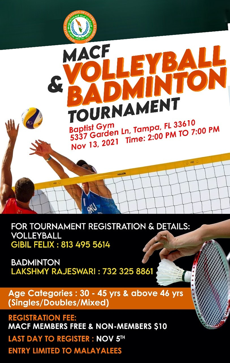 Volleyball & Badminton Tournament