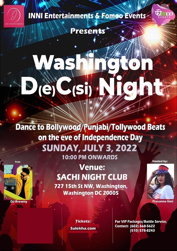 WASHINGTON DC DESI NIGHT