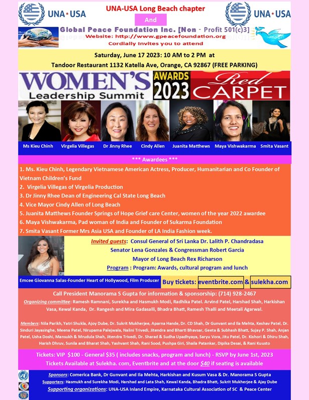 Women's Leadership Summit - Awards 2023