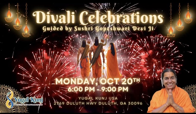 Yugal Kunj Divali Celebrations