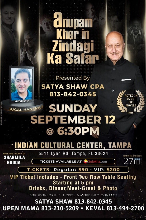 Zindagi Ka Safar by Anupam Kher in Tampa