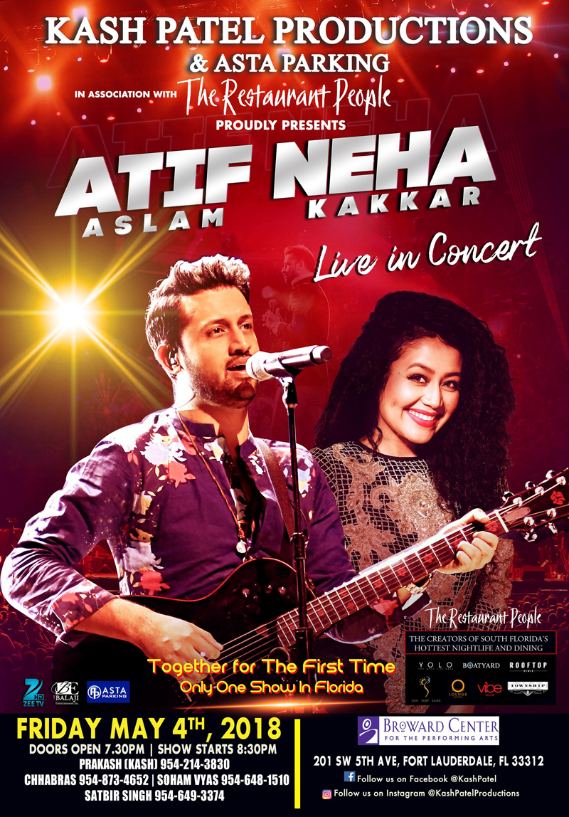 Atif Aslam and Neha Kakkar Live in Concert