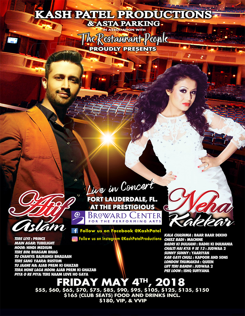 Atif Aslam and Neha Kakkar Live in Concert