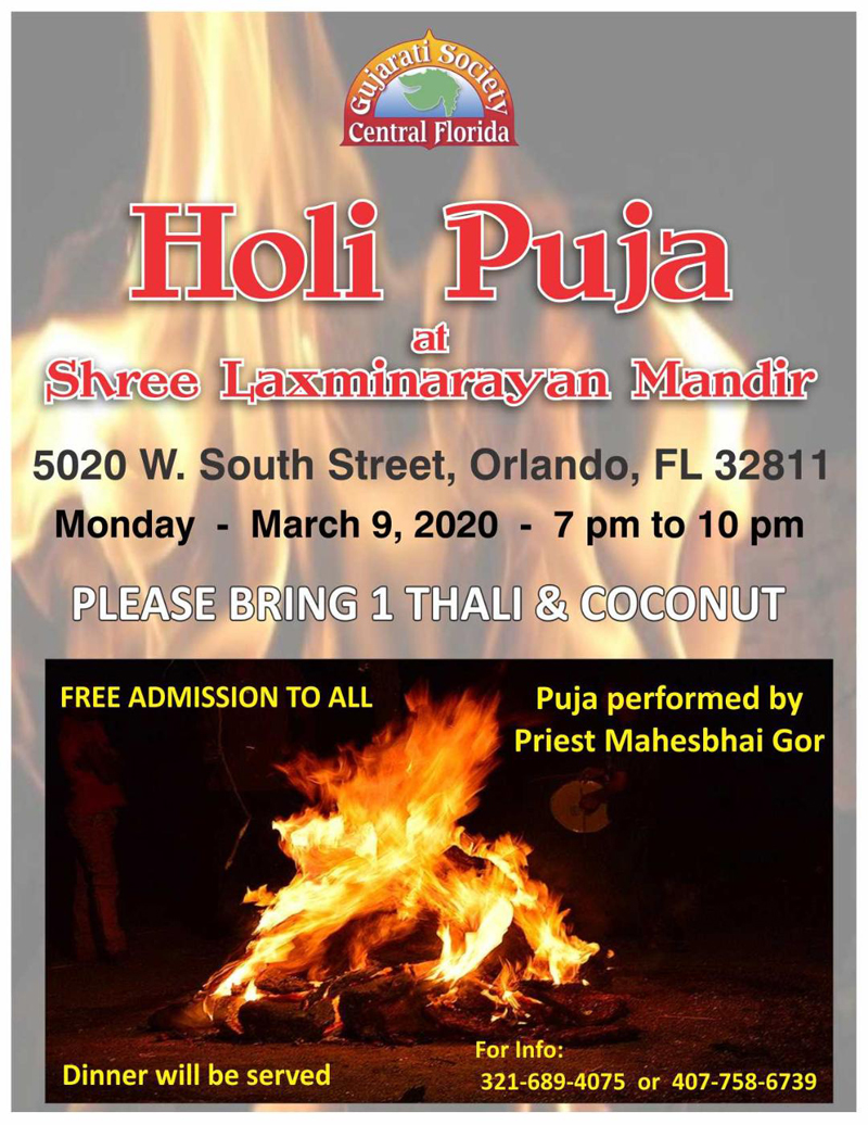 Holi Puja in Orlando