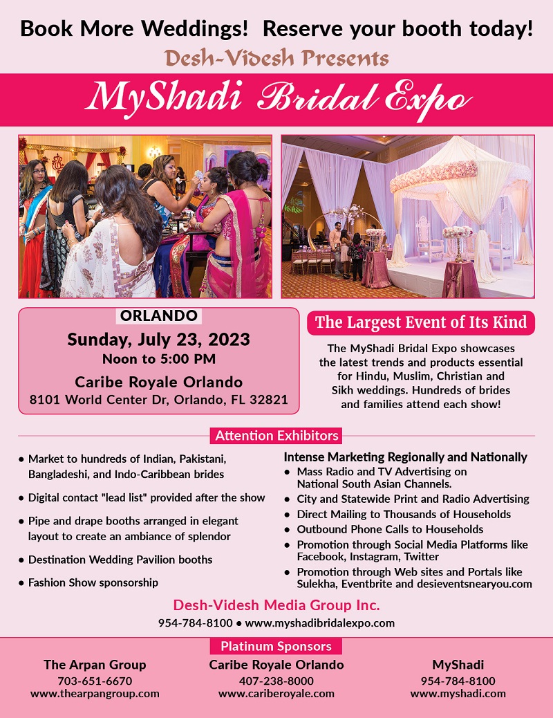 MyShadi Bridal Expo Orlando 2023