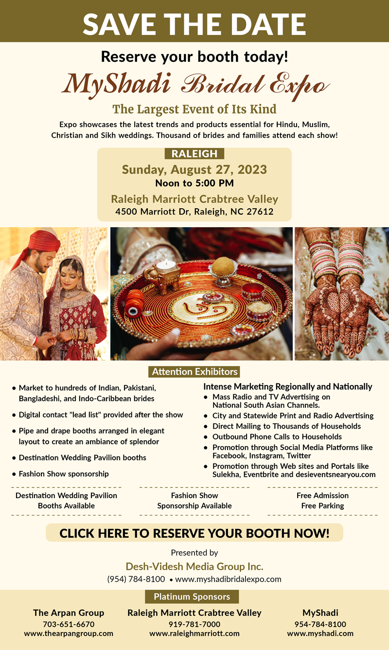MyShadi Bridal Expo Raleigh 2023