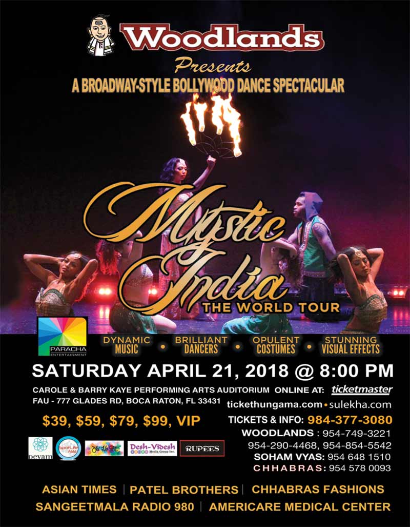 Mystic India The World Tour in South Florida