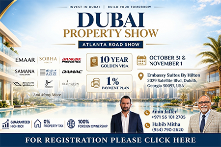 Dubai Property Show Atlanta - October 31 & November 1, 2026