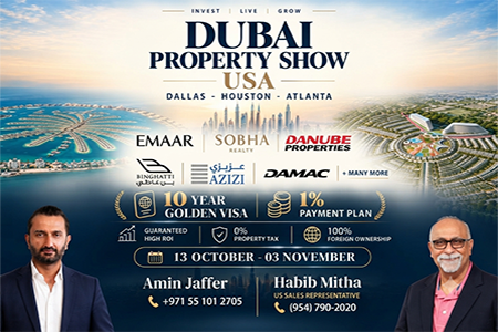 Dubai Property Show USA - On 13 October - 03 November