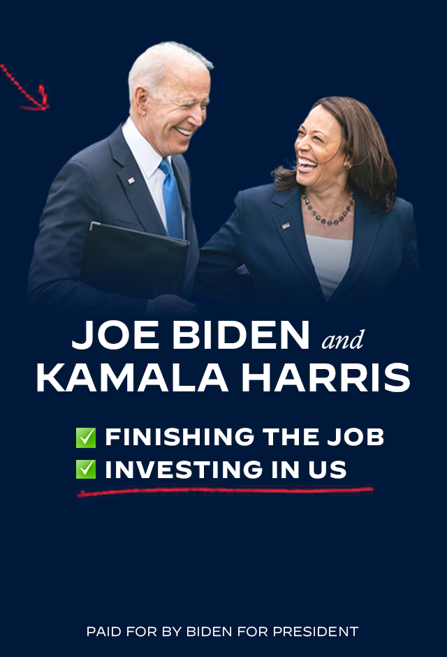 Joe Biden and Kamala Harris: Finishing the job