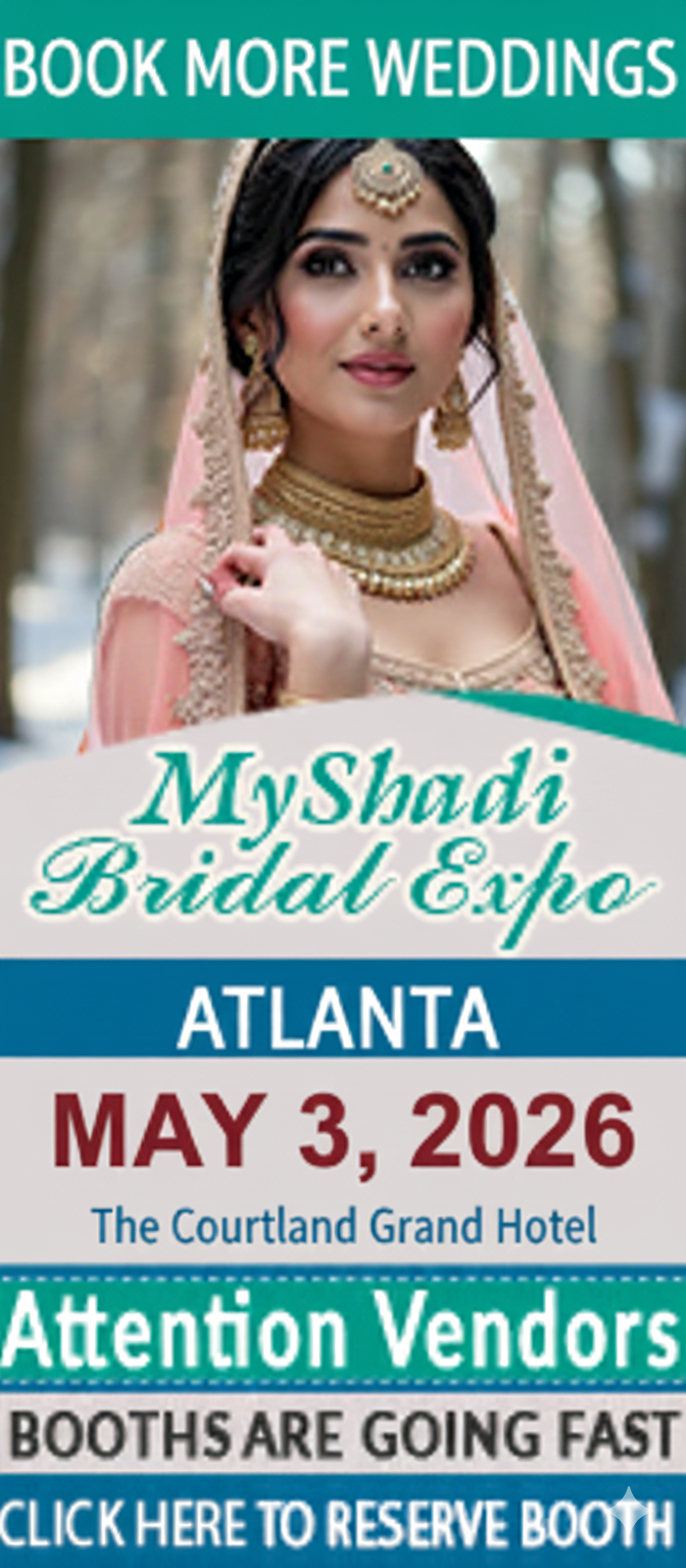 My Shadi Bridal expo- Atlanta, May 3, 2026 My Shadi Bridal expo- Atlanta, May 3, 2026