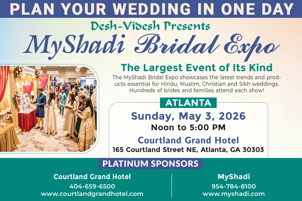 Plan your wedding in one Day at MyShadi Bridal Expo 2026 in Atlanta