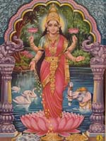 Worship of Goddess Lakshmi