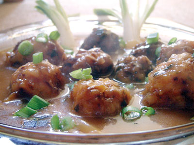 VEGETABLE MANCHURIAN 