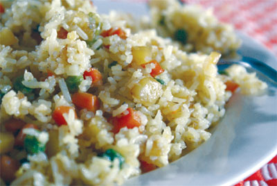 VEGETABLE FRIED RICE 