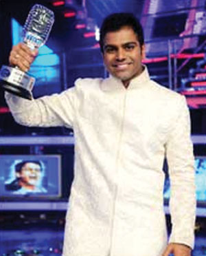 Sreeramchandra Mynampati from Hyderabad emerged as the triumphant winner of Indian Idol 5