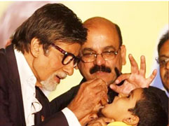 Big B Honored for Polio Work