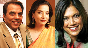 Mario, Dharmendra, Shabana conferred Padma awards