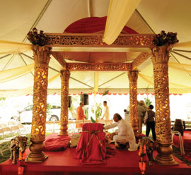 Marriage mandap