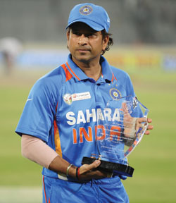 Sachin man of the match