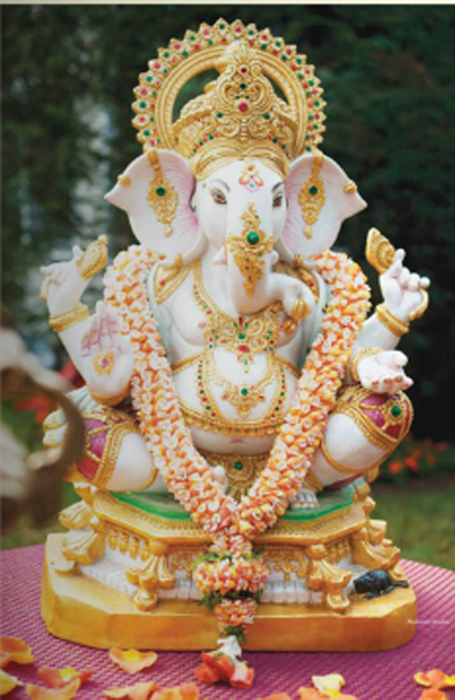 Ganeshji and Reception set