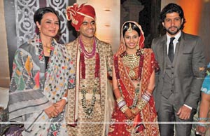 Farhan Akhtar at Abhinav Jhunjhunwala and Prerna Sarda wedding