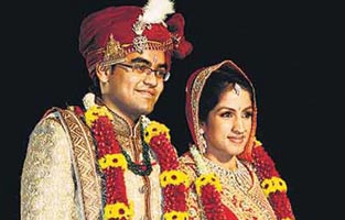 Tanushree Dhoot and Vivek Biyani