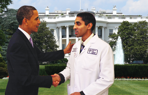 Vivek Murthy With Obama
