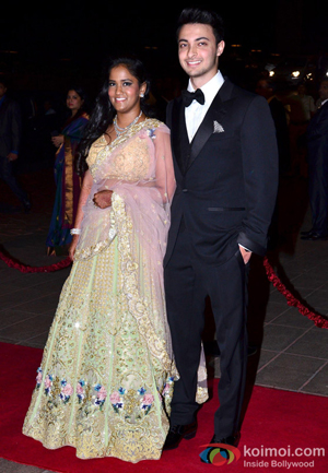 Arpita Khan and Aayush Sharma