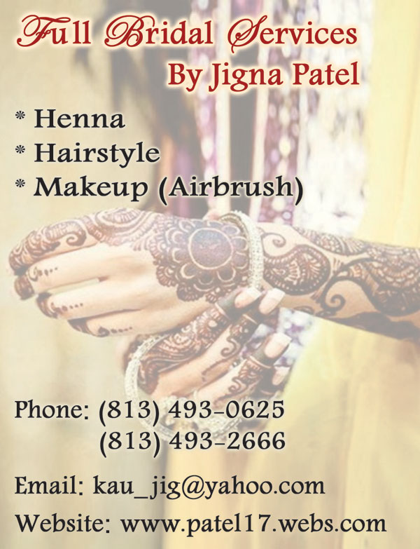 Full Bridal Services by  Jigna Patel