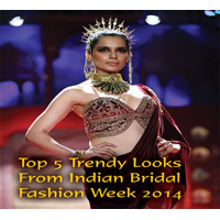 Top 5 Trendy Looks From Indian Bridal Fashion Week 2014