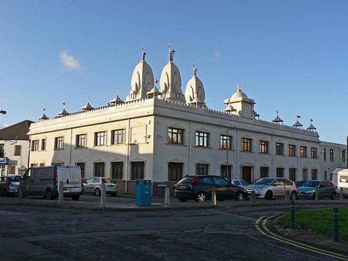 The Swaminarayan Temple in Cardiff, United Kingdom