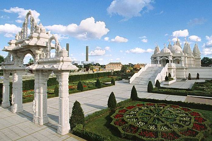 The Swaminarayan Mandir in Neasden, north London