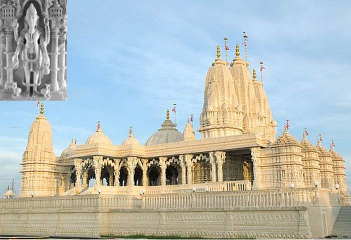 The Swaminarayan Mandir in Houston