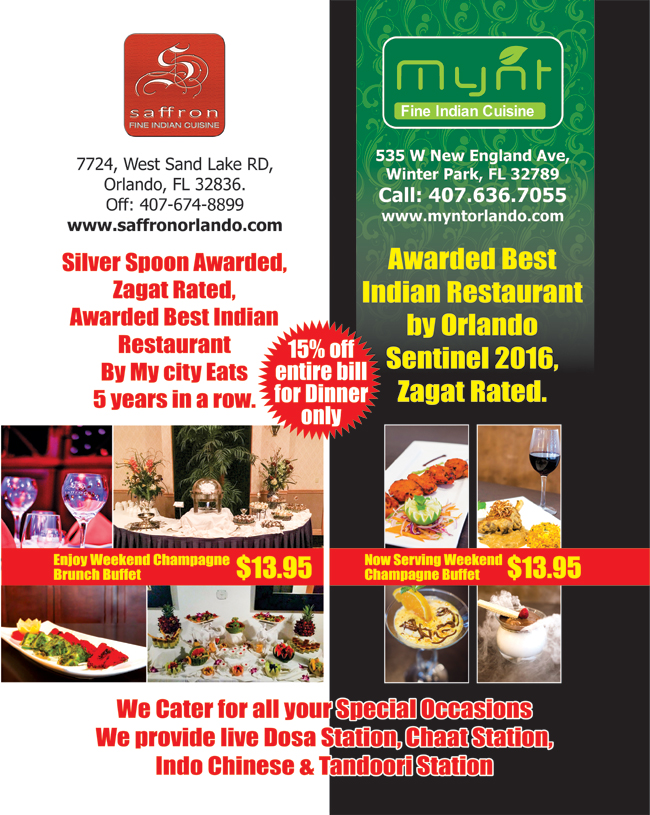 Saffron Orlando Indian Cuisine