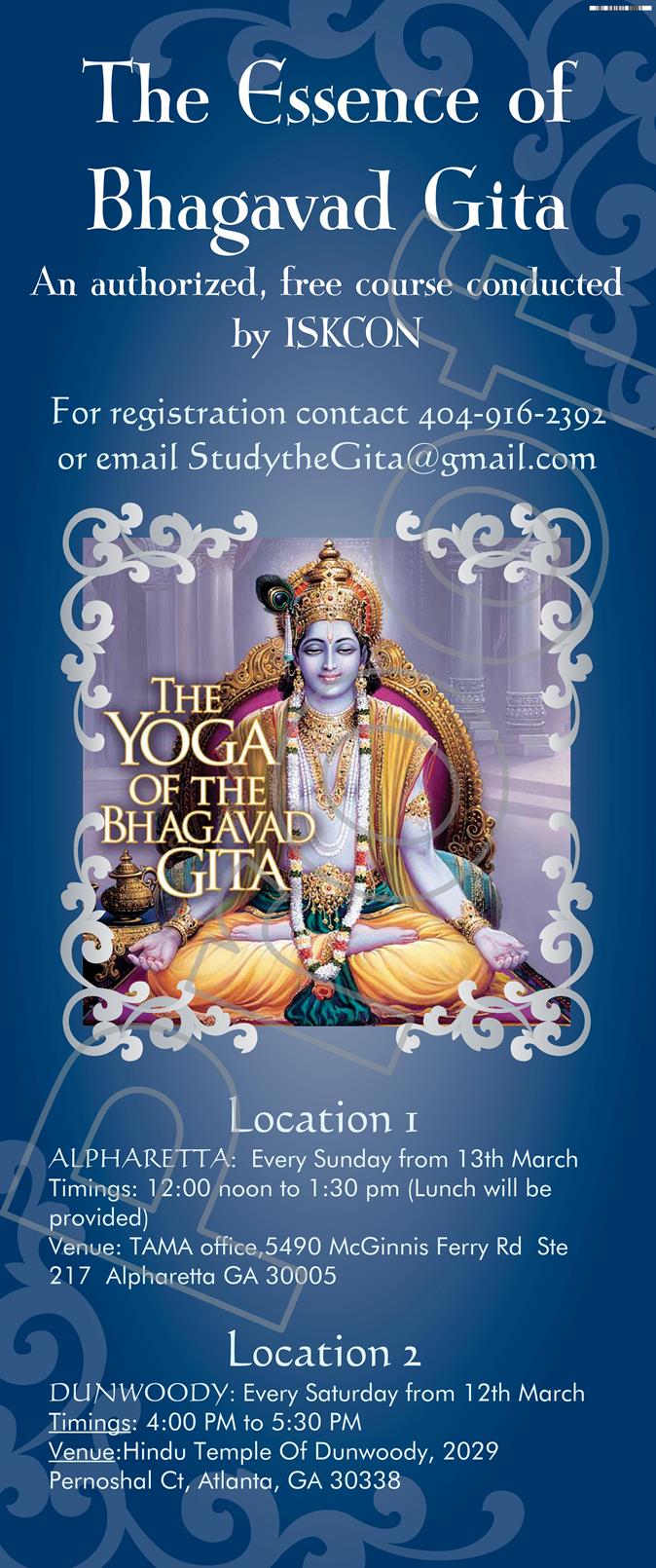 ISKCON Bhagavad Gita course