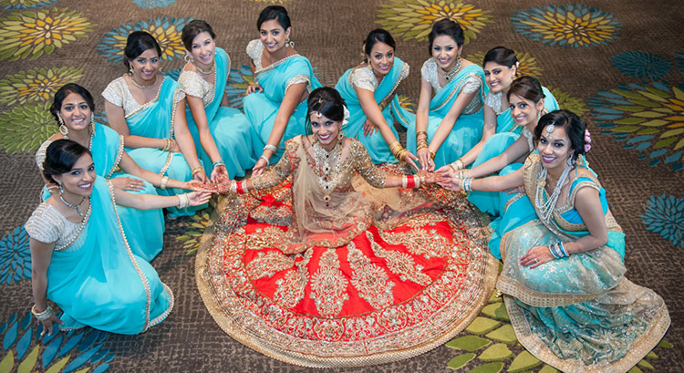 Ritisha and Abhishek Garba night at Hyatt Regency Orlando