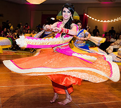 Ritisha and Abhishek's Garba night at Hyatt Regency Orlando