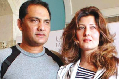 Sangeeta Bijlani and Mohammad Azharuddin