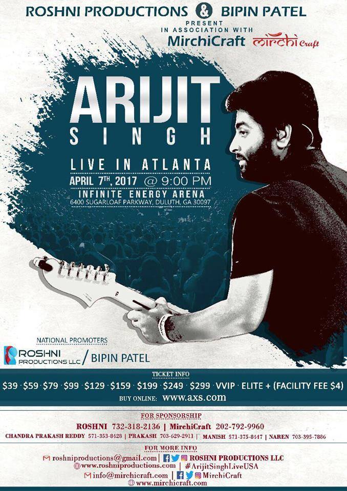 Arijit Singh Live in Atlanta