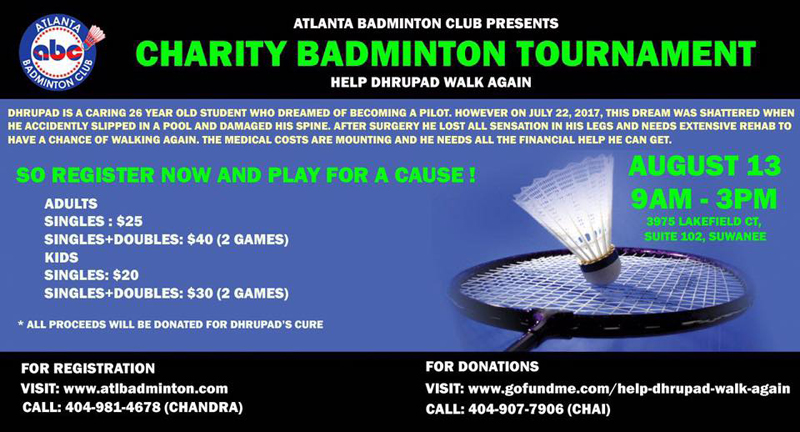 Charity Badminton Tournament for Dhrupad