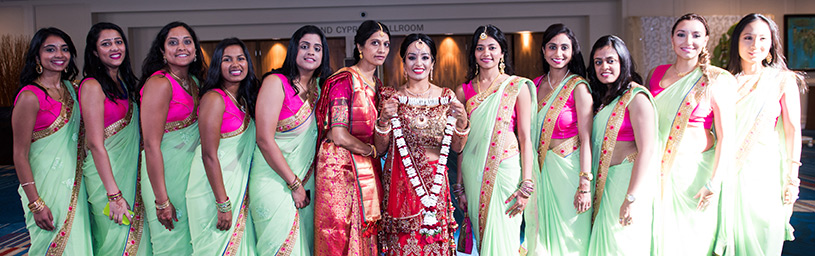 Priya began planning most of the wedding herself