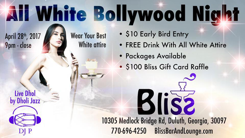 All White Bollywood Night