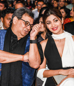 Subhash Ghai and Shilpa Shetty