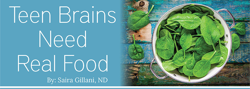 Teen Brains Need Real Food 