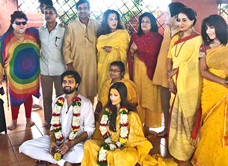 Haldi Ceremony of Riya Sen and Shvam Tiwari