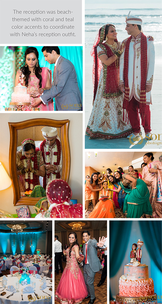 Wedding and Reception photographs of Neha and Tejas