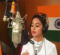 Hina Khan debuts as a singer