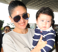 Kareena Kapoor Khan returns to celebrate first Diwali with son Taimur 